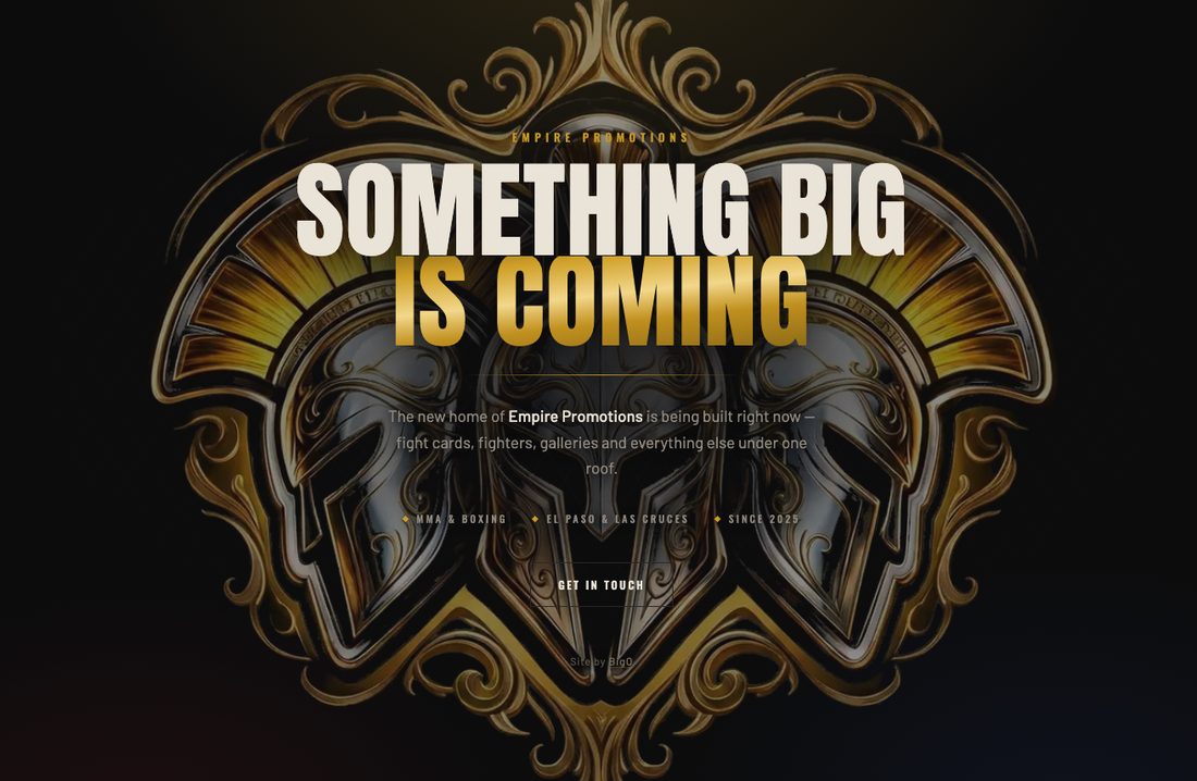 Empire Promotions website